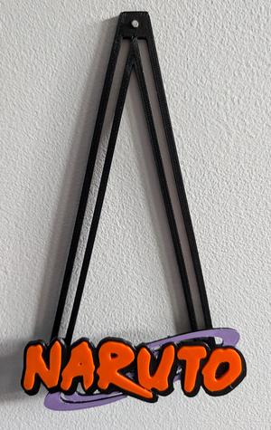Naruto logo for HueForge mural holder