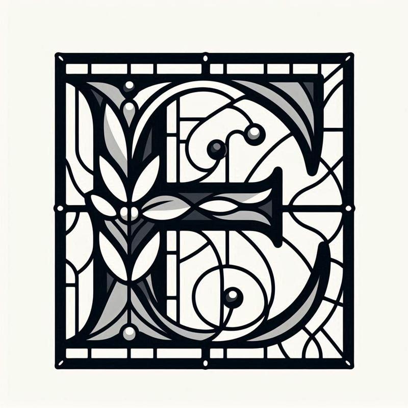 Stencil: Letter E (version 2)