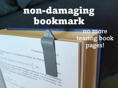 non-damaging bookmark       (No page tearing)