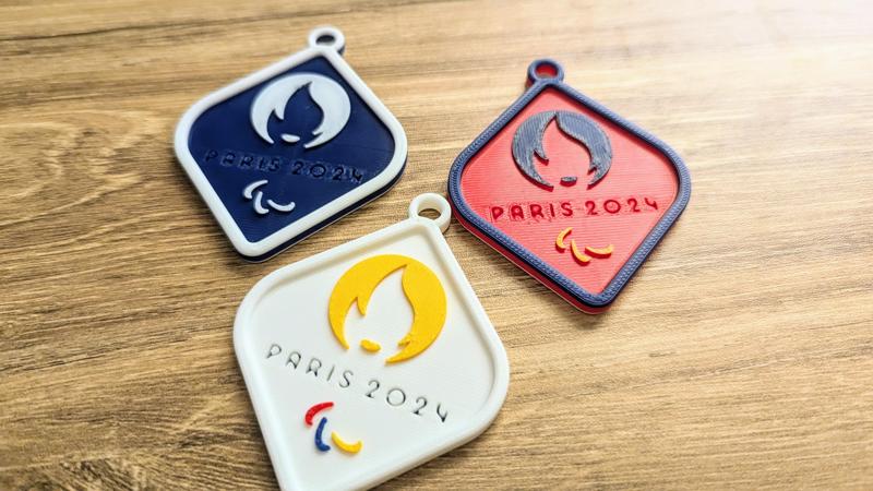 Paralympic Games Paris 2024 Keychain