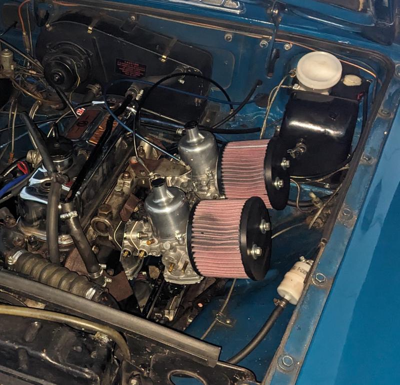 MG MGB Air Filter Cover (SU-HIF4 Carburettors)