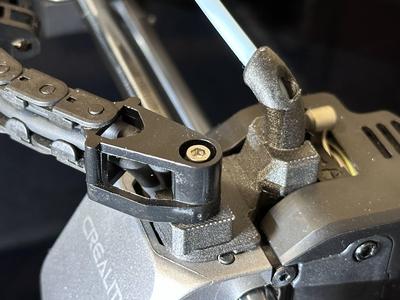 K1 Max chain fix with ptfe guide