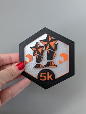 Red Giant - Unnoficial Printables Badge (Star of Design Level 5)