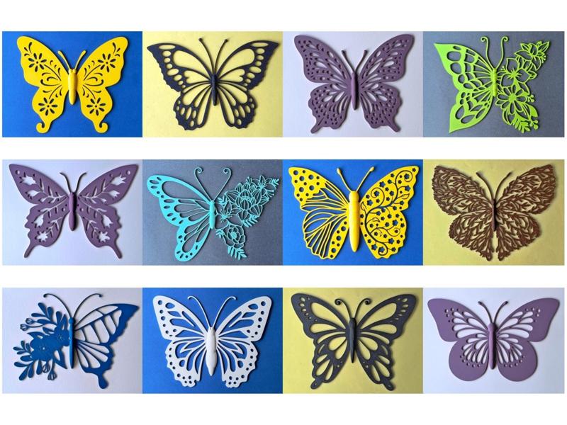 Butterfly Collection Wallart