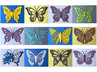 Butterfly Collection Wallart