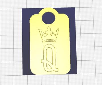 LLAVERO - KEYCHAIN Queen