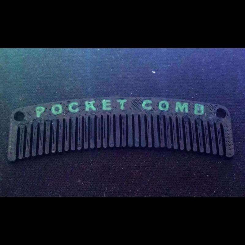 Pocket Comb Multicolor AMS