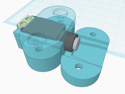 DC barrel plug mount
