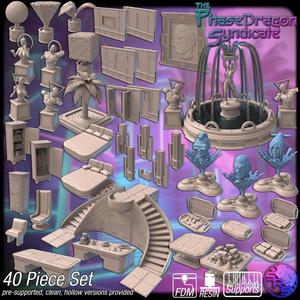Cyberpunk Mansion Set