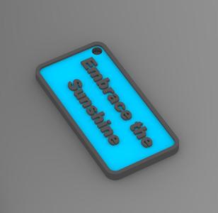 3D Quote Keychain - 4