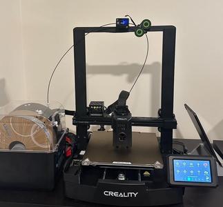 Ender 3 V3 SE KE - Horizontal Screen mount (for Guppy Screen)