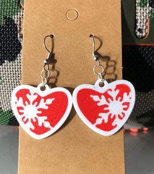 Heart Snowflake earrings AMS