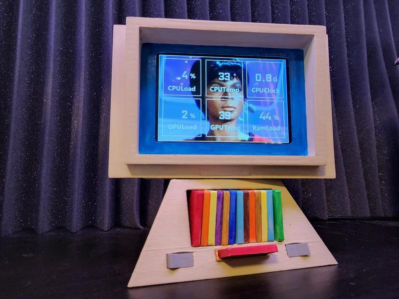 Star Trek TOS Desktop Viewer | CPU Resource Monitor | Uhura Theme