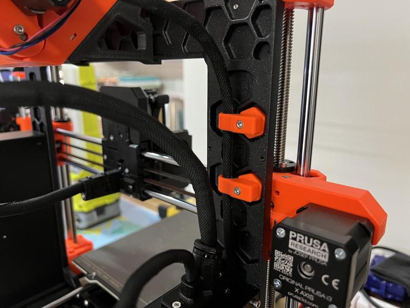 Prusa MK4 MMU3 Tidy Cable Clamps (New Honeycomb Frame)