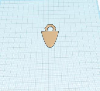 guitar pic with string hole