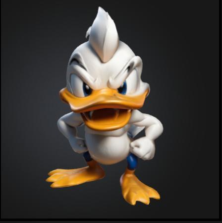 Chibi style donald duck