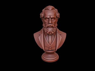 Victorian Noble Bust