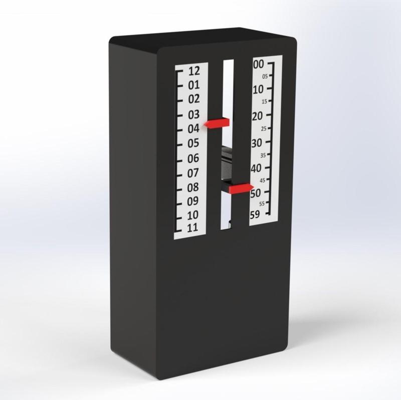 Linear clock - Stepper Driven