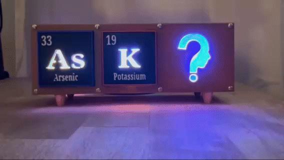 "Periodic Inquiry – Illuminated Curiosity Box