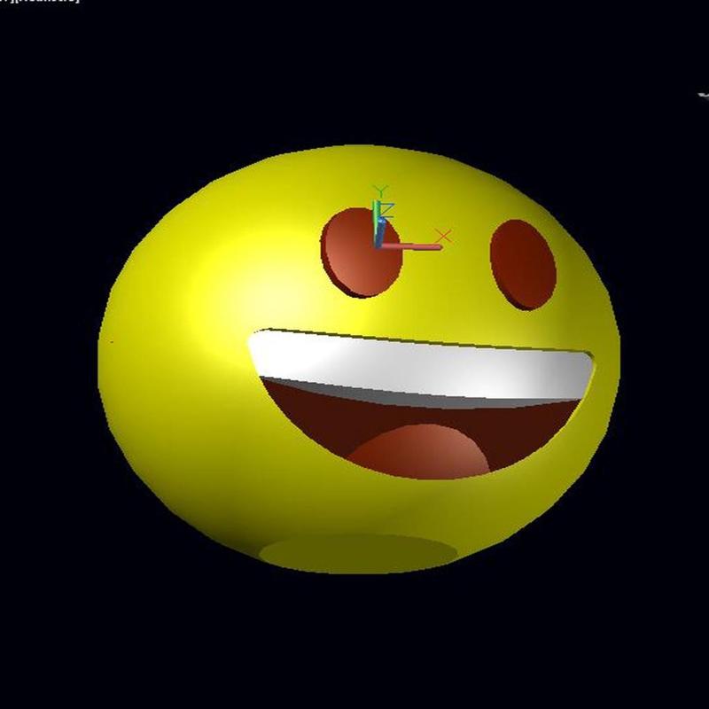 CARINHA SORRIDENTE COM A BOCA ABERTA E OLHOS ARREGALADOS