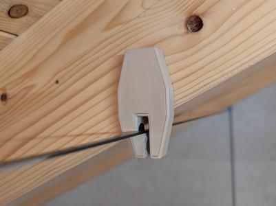 Shower glass(8mm) bracket vertical top mount