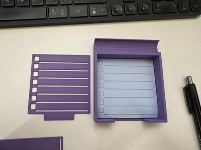 Post it Stencil (Checklist + Calender)
