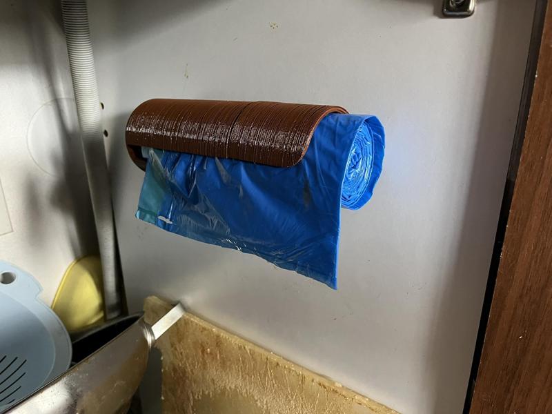 Držák na pytle na odpadky, dávkovač pytlu na odpadky