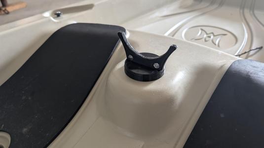 Fishing rod holder for Perception Kayak Solo mounts