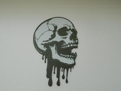 Skull 2D art 