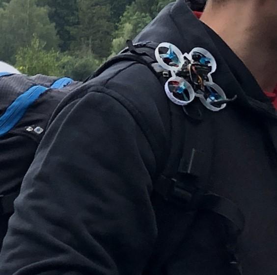 Mobula6 backpack strap mount