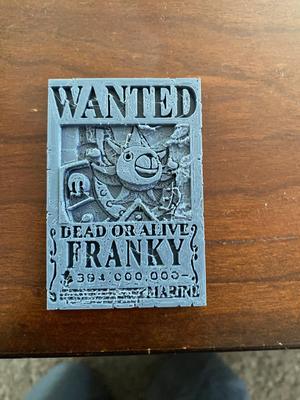 Franky Post Wano bounty poster