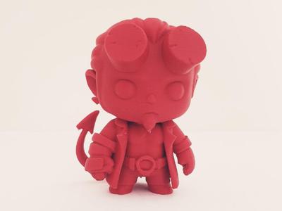 Cute Miniature Hellboy