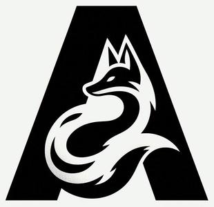 Fox alphabet: Letter A (version 1)