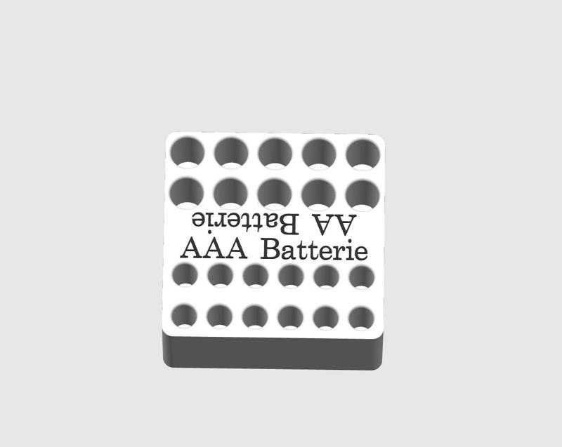 AA and AAA Battery holder
