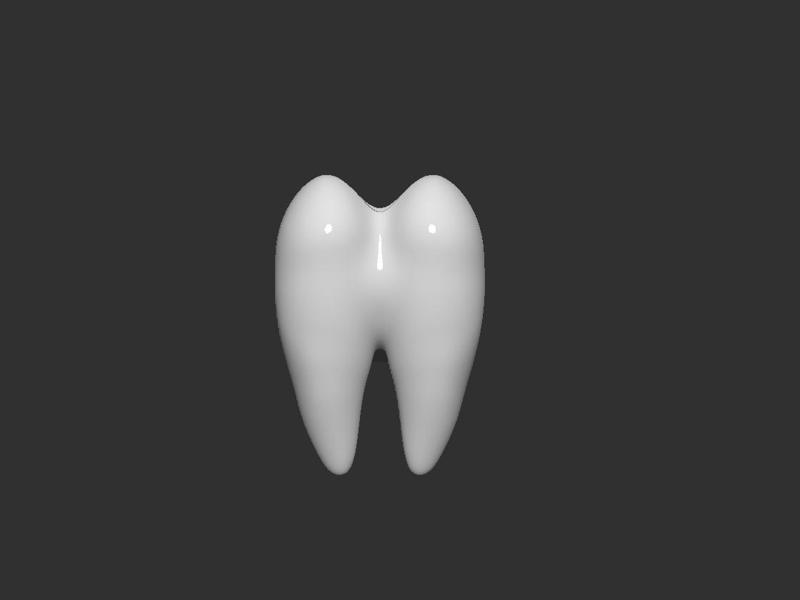 TOOTH VASE