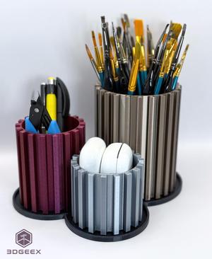Spinning Gears Desktop Organizer