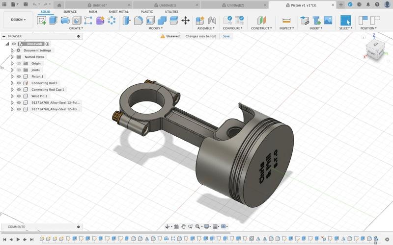 Piston model concept (visual)