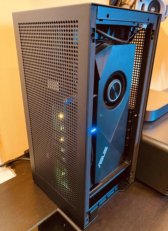 90° NZXT H1 Rails - Show off your GPU