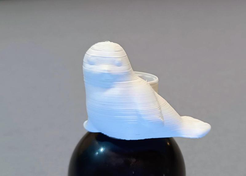 Kotick the "white seal" scout woggle