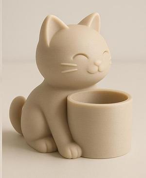 cat pencil cup