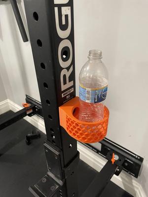 Power Squat Weightlifting Rack Bottle Holder Attachment