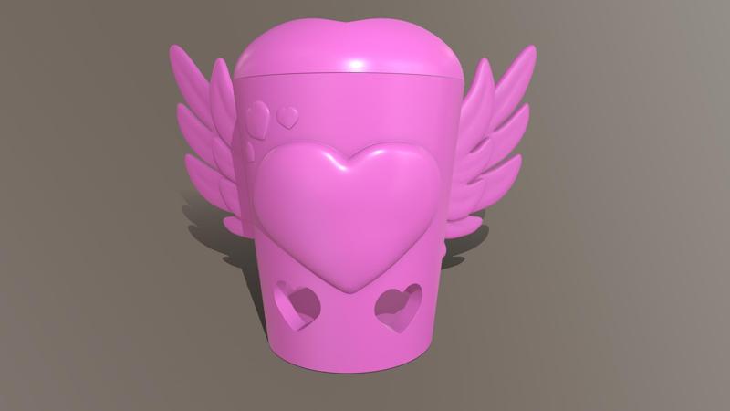 HeartPenCup