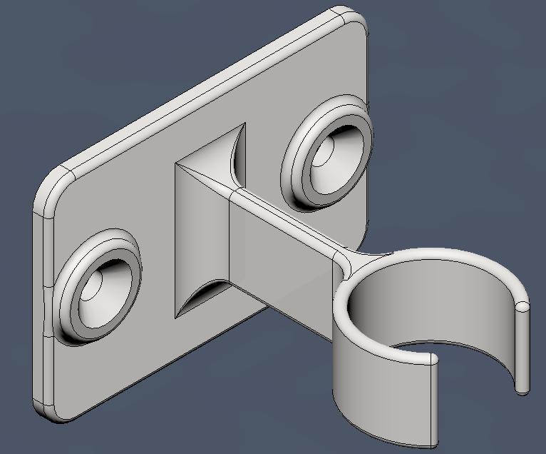 22mm mop wall hanger