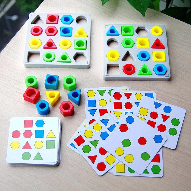 Montessori Shape Matching Game / Hra přiřazování tvarů (3+)