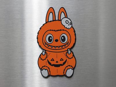 LA BUBU halloween fridge magnet labub doll