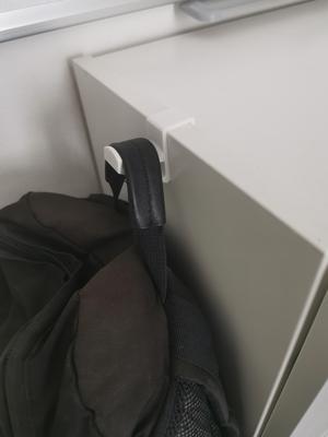 Bag Hook for Ikea Billy (no screws)