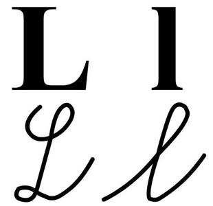 Simple letter Ll