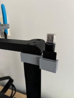 Ender 3 V3 SE/KE Clip on USB & SD card holder