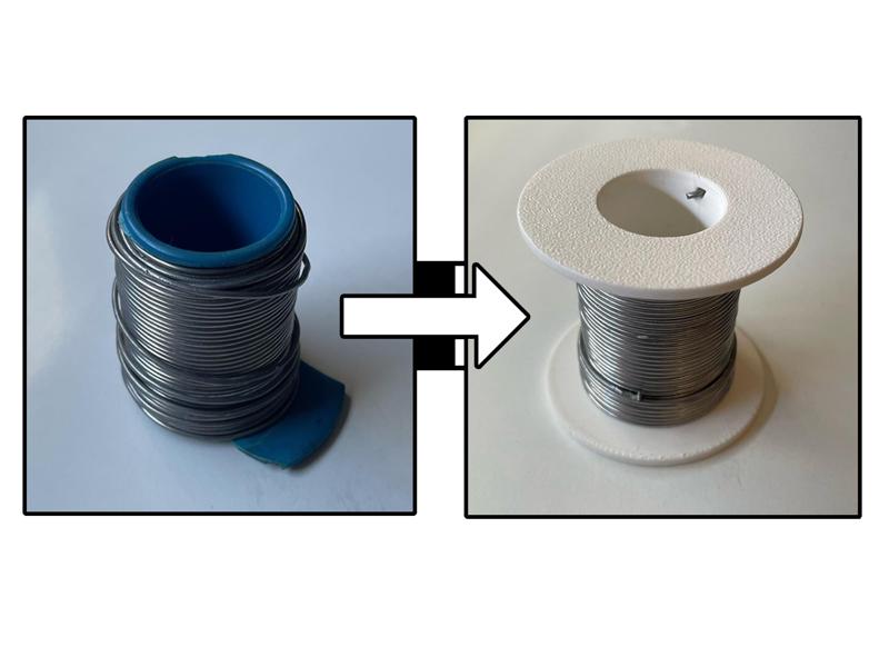 Solder Spool - 2 Pieces, Threaded