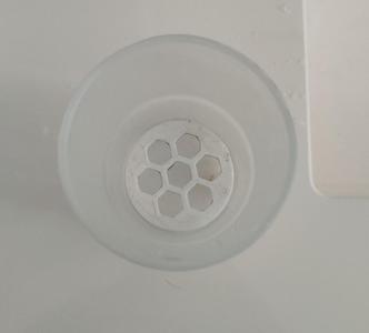 Glass bottom for toothbrush holder
